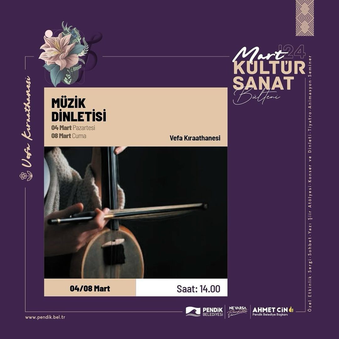 Pendik Kültür Sanat - Vefa Kıraathanesi: Müzik Dinletisi